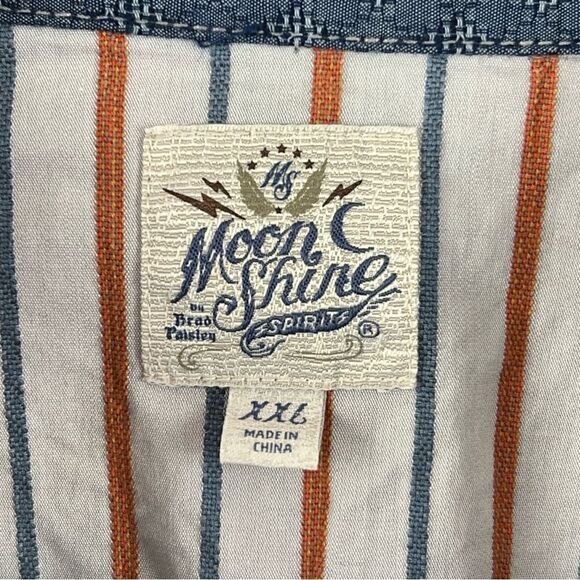 3/$25 Moon Shine Brad Paisley Western Sawtooth Pearl Snap Front Shirt XXL - Picture 3 of 16
